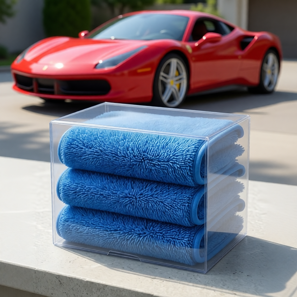 3-Pack of Extra-Large Microfiber Car Wash Mitts